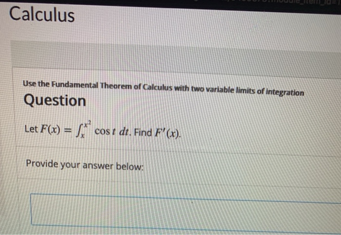 finding derivative with fundamental theorem of calculus chain rule