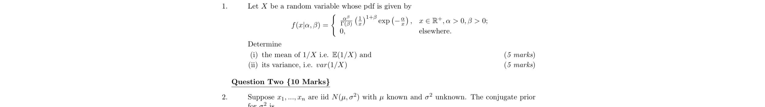 Solved Let x ﻿be a random variable whose pdf is given | Chegg.com