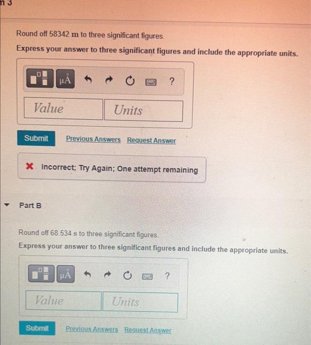Solved Round Off 58342 M To Three Significant Figures. | Chegg.com