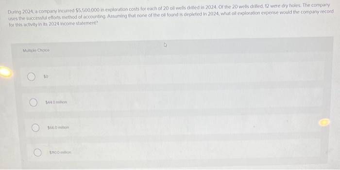 Solved Buiring 2024, a company incured $5,500,000 in | Chegg.com