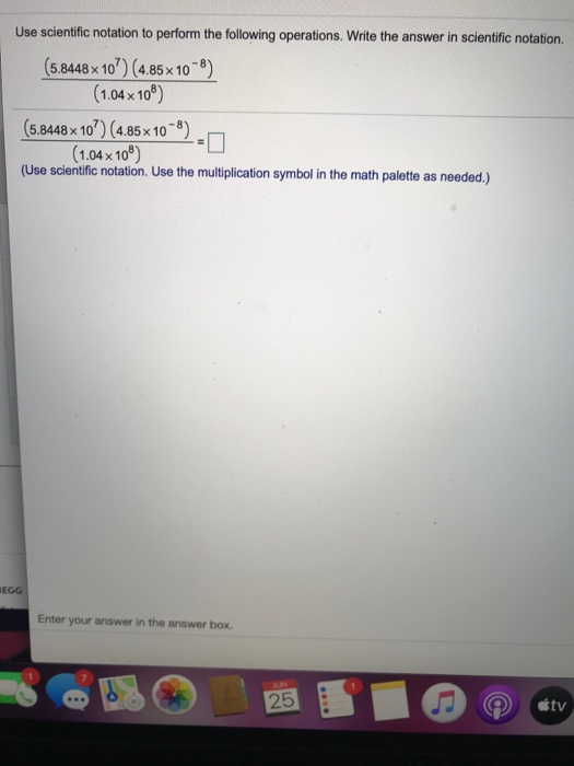 Solved Perform the following operations. Express your answer | Chegg.com