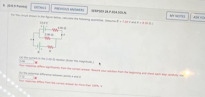 Solved For the circuit shown in the figure below, calculate | Chegg.com