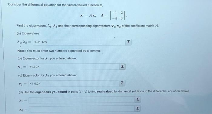 Solved Consider the differential equation for the | Chegg.com