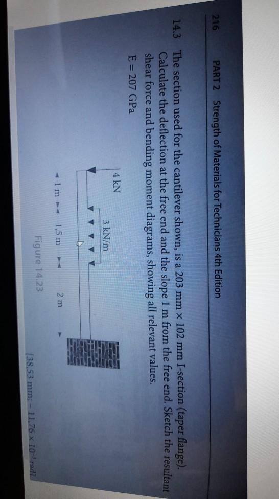Solved 216 PART 2 Strength of Materials for Technicians 4th