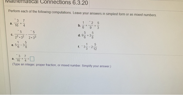 Solved Connections 6.3.20 Perform each of the following | Chegg.com