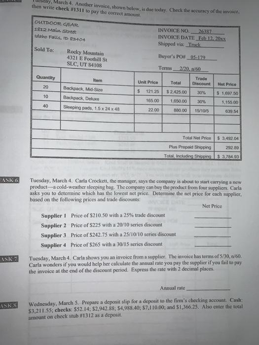 Checking Invoices with Accuracy