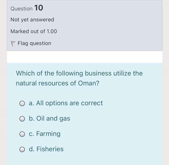 Solved Question 9 Not yet answered Marked out of 1.00 P Flag | Chegg.com
