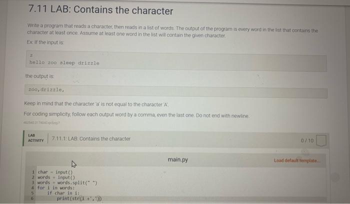 Solved Write a program that reads a character, then reads in | Chegg.com