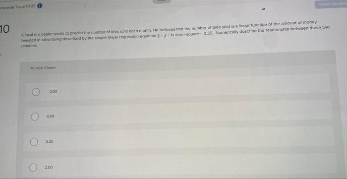 Solved please answer this and show me how u solved it. the | Chegg.com