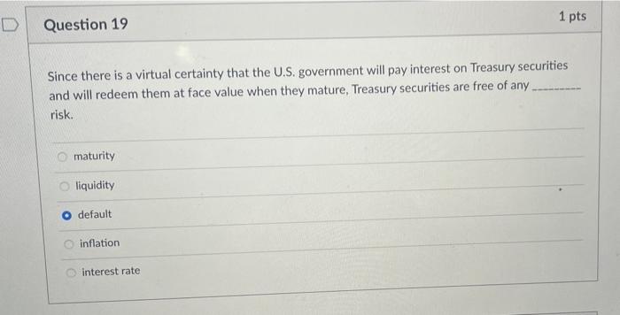 Solved Since there is a virtual certainty that the U.S. | Chegg.com