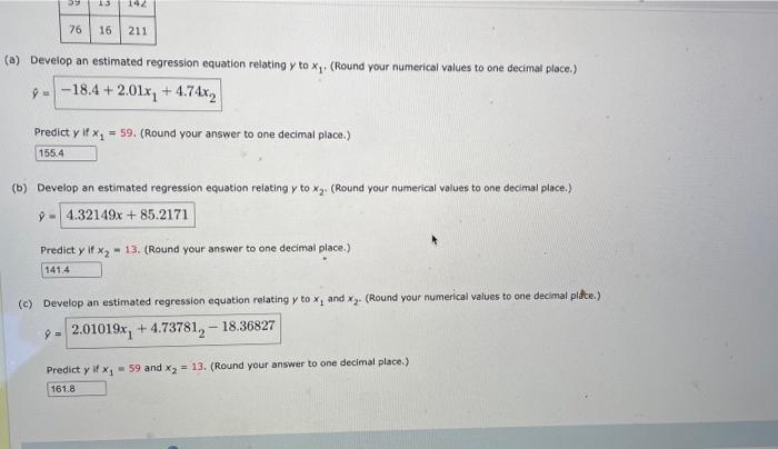Solved can you check my answers and tell me the correct | Chegg.com