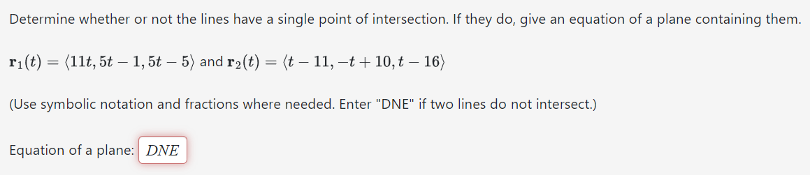 Solved Determine whether or not the lines have a single | Chegg.com