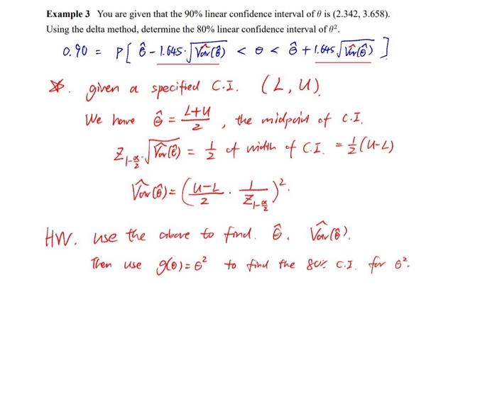 Solved Example 3 You are given that the 90% linear | Chegg.com