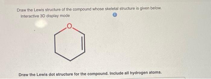 Solved Draw the Lewis structure of the compound whose | Chegg.com