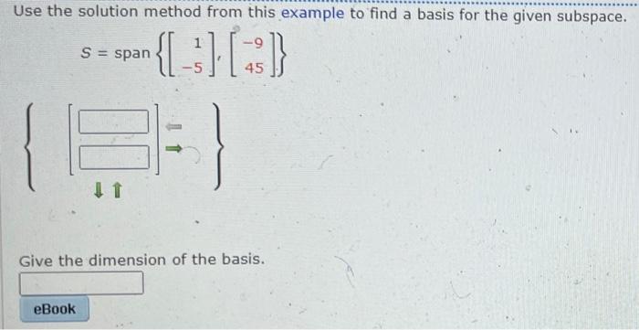 Solved Use the solution method from this example to find a | Chegg.com