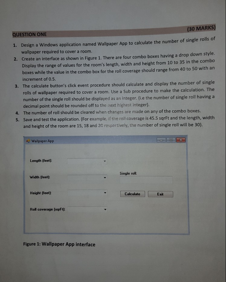 Solved How do I code this question in Visual Studio? I have | Chegg.com