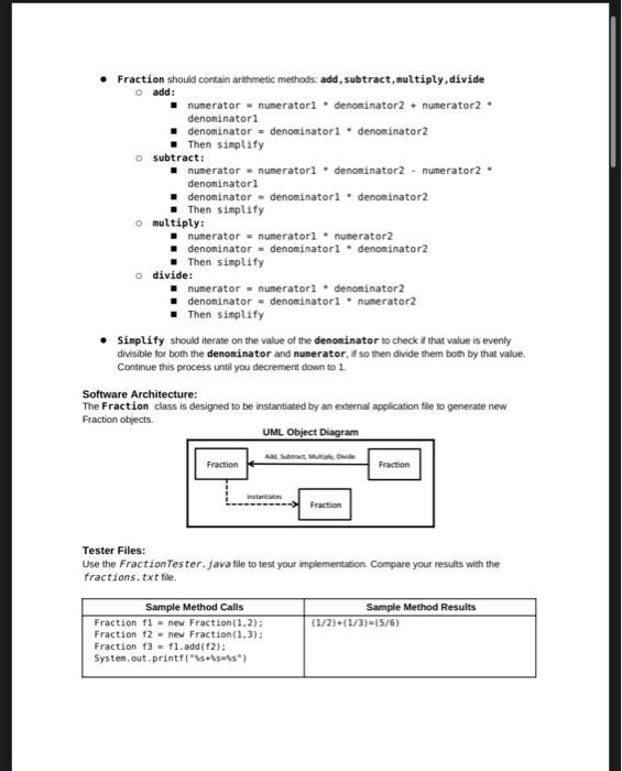 Solved Problem 1: Fraction (10 points) Mathematics) Create a | Chegg.com