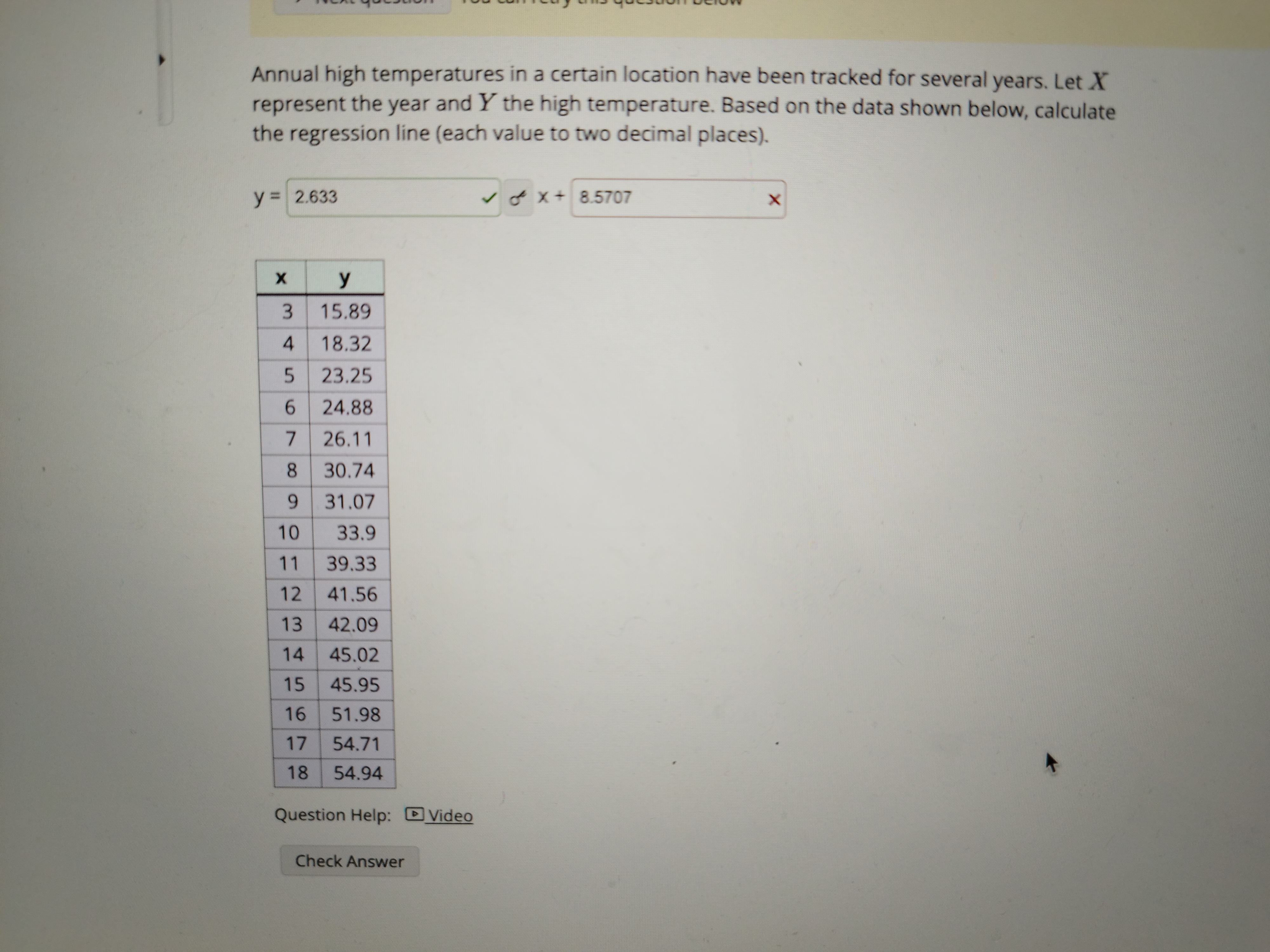 Solved I got the first part but the answer to the second | Chegg.com