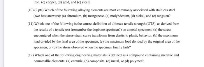 Solved (6) A Ceramic Material Can Be Defined As A | Chegg.com