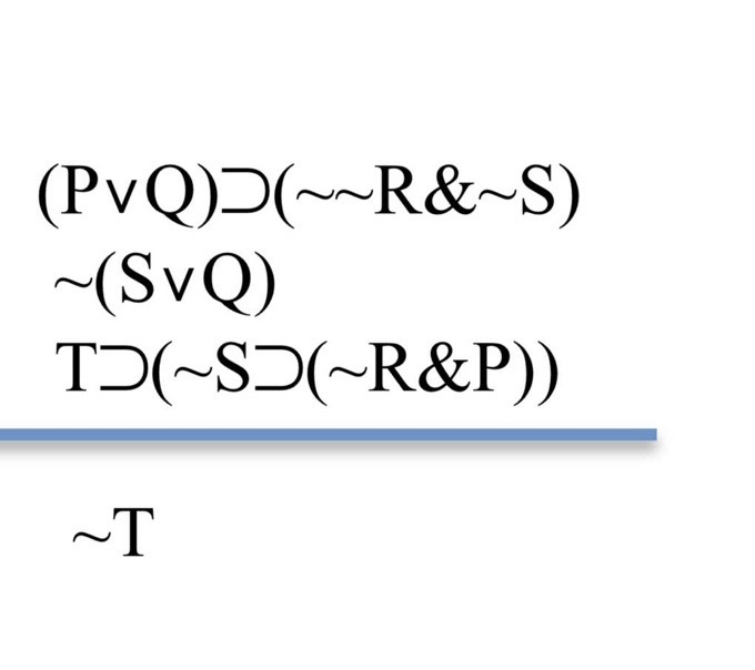 Solved (PvQ)(~~R&-S) ~(SvQ) TD-S](_R&P)) ~T | Chegg.com