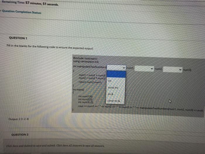 Solved Remaining Time: 57 minutes, 51 seconds. Question | Chegg.com