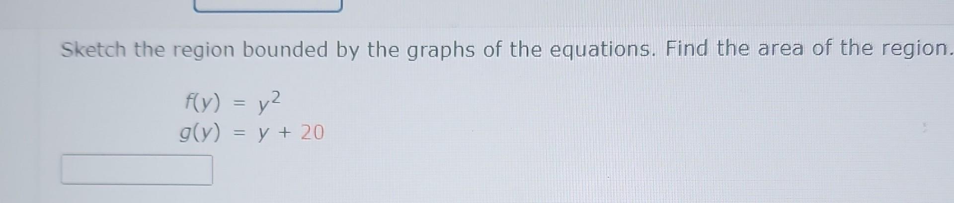 Solved Sketch the region bounded by the graphs of the | Chegg.com