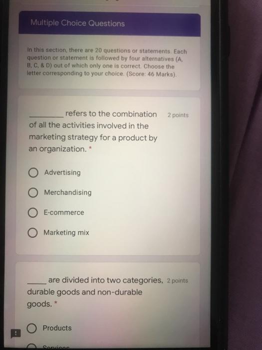 Solved Multiple Choice Questions In this section, there are | Chegg.com