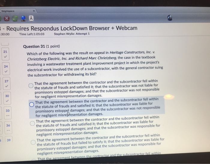Solved Brightspace Requires Respondus LockDown Browser +