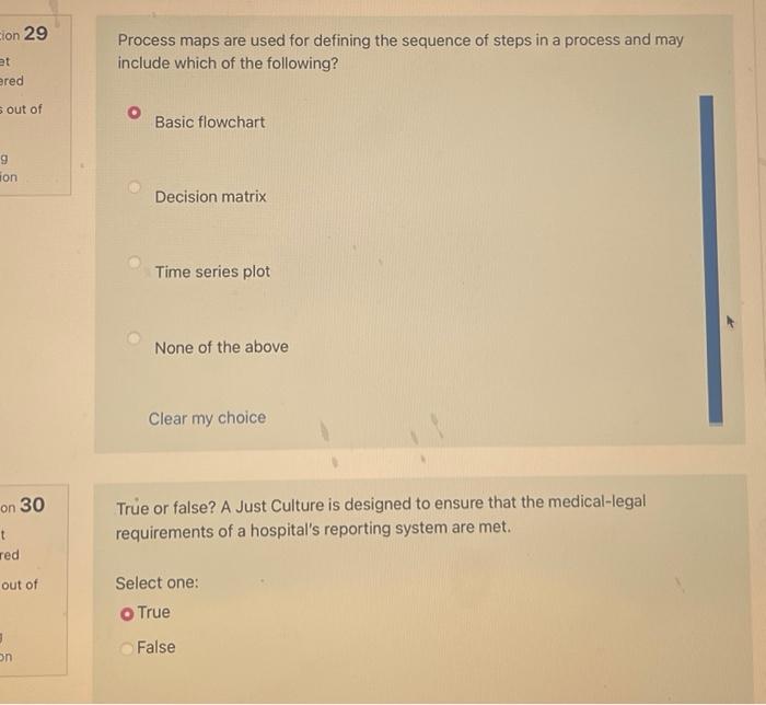 Solved Process maps are used for defining the sequence of | Chegg.com