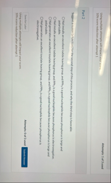 Solved Using multiple attempts will impact your | Chegg.com