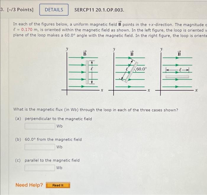 Solved In each of the figures below, a uniform magnetic | Chegg.com