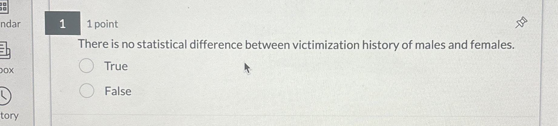 Solved 11 ﻿pointThere is no statistical difference between | Chegg.com