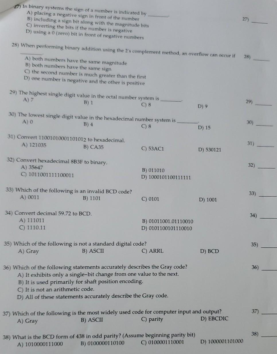 solved-17-in-binary-systems-the-sign-of-a-number-is-chegg