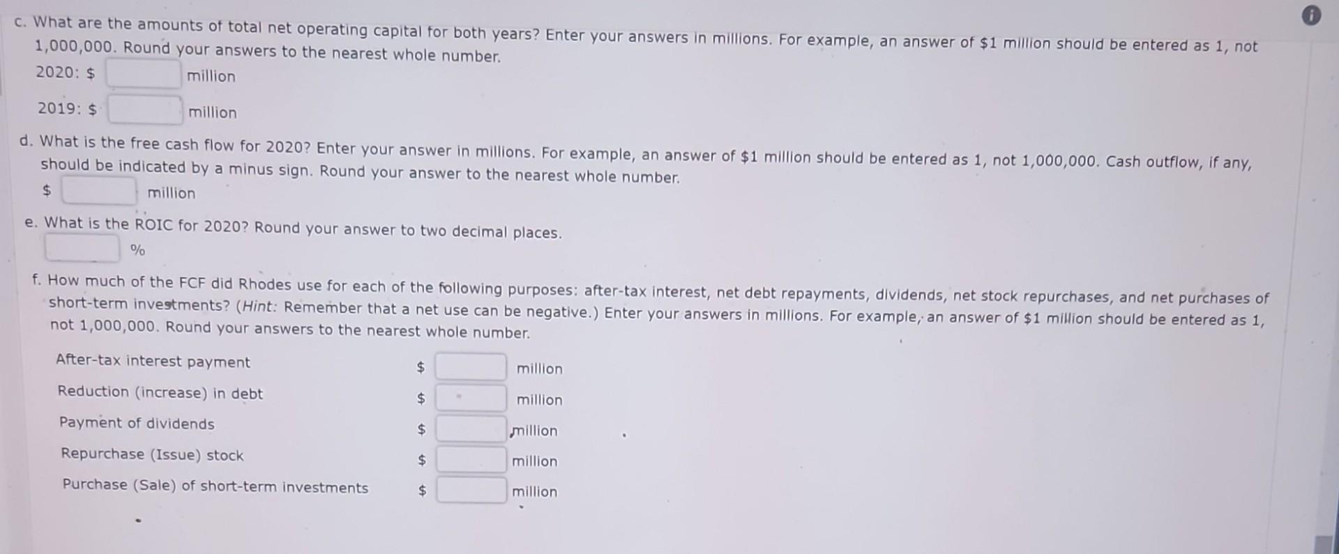Solved a. What is the net operating profit after taxes | Chegg.com