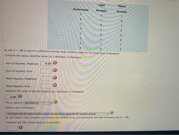 Solved B Ebook In A Study Conducted To Investigate | Chegg.com