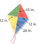 Solved: PROBLEM SOLVING You are making a kite and need to figure o ...