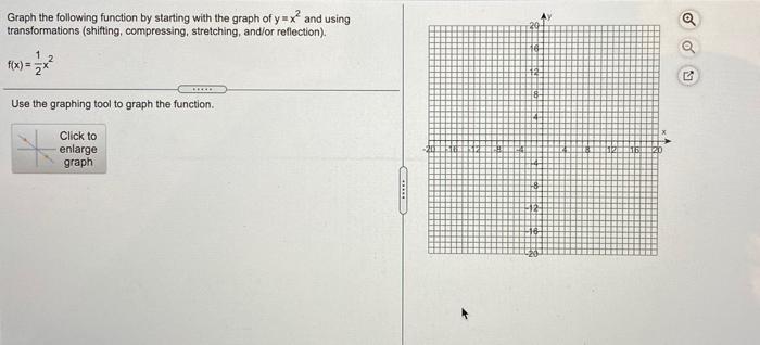 Solved Graph the following function by starting with the | Chegg.com