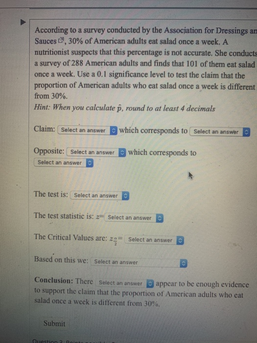 Solved According to a survey conducted by the Association | Chegg.com
