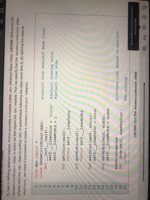 Solved 12.4.3 The Point Class The Point class is important | Chegg.com