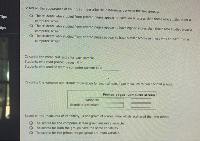 Solved example 1.1 proposed an experiment in which One group | Chegg.com