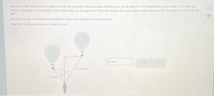 Solved Looking Up, Mal Sees Two Hot Air Balloons In The Sky | Chegg.com