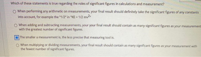 Solved Which Of These Statements Is True Regarding The Roles Chegg