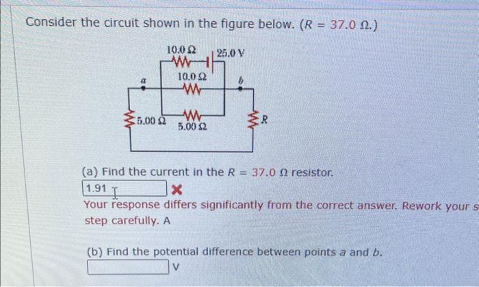 Solved Consider the circuit shown in the figure below. | Chegg.com