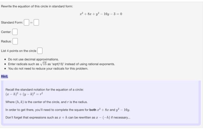 Solved Solve the following system of equations. 3x + 4y = | Chegg.com