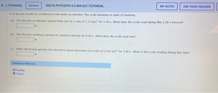 Solved 13 Points Details Oscolphys2016 4 3 Wa 019 My