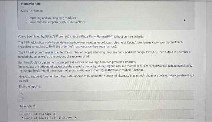 Solved Instructor note: Skills Reinforced • Importing and | Chegg.com