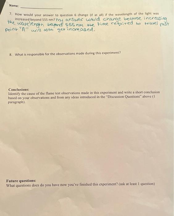 Solved can you answer the last three questions on the first | Chegg.com