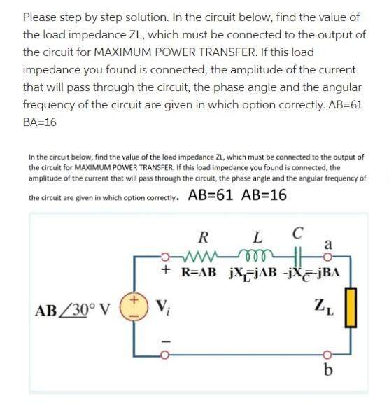 Solved Please step by step solution. In the circuit below, | Chegg.com
