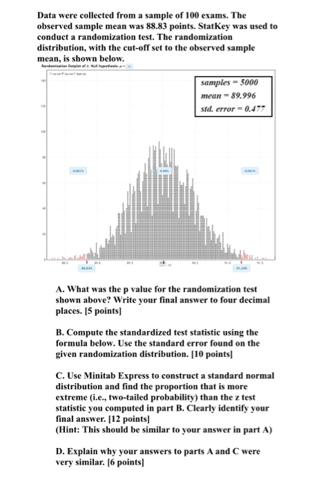 standard deviation in minitab express