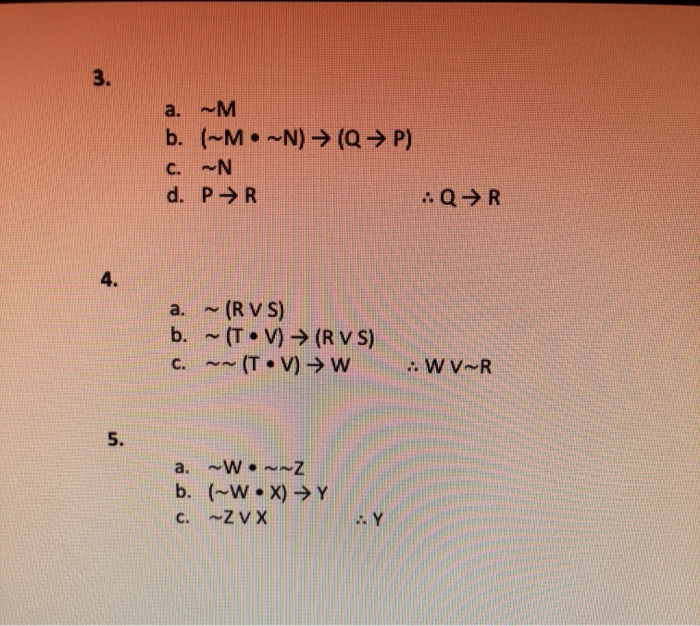 Solved A M B M N Q P C N D P R Q R A Chegg Com